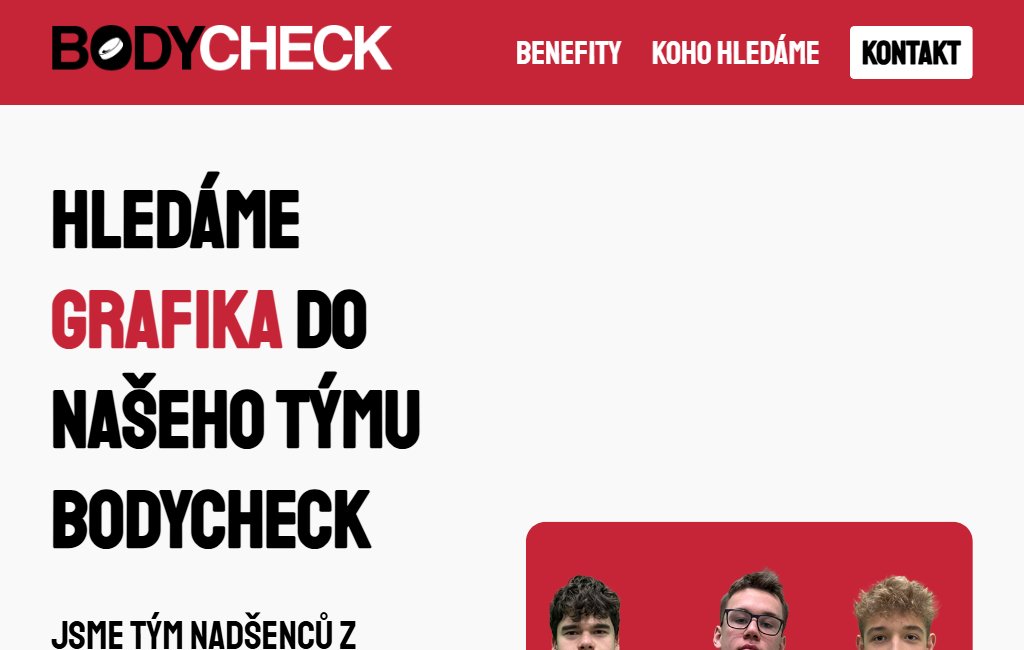 Náhled webu Bodycheck